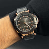 Tissot Metal Negro - Tablero Negro-Oro Rosa