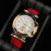 Tissot T-Rce Mujer Goma Rojo - Tablero Blanco-Oro Rosa