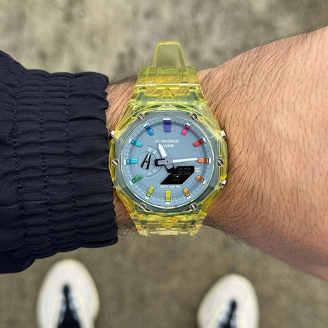 G-Shock new 2025 amarillo - gris