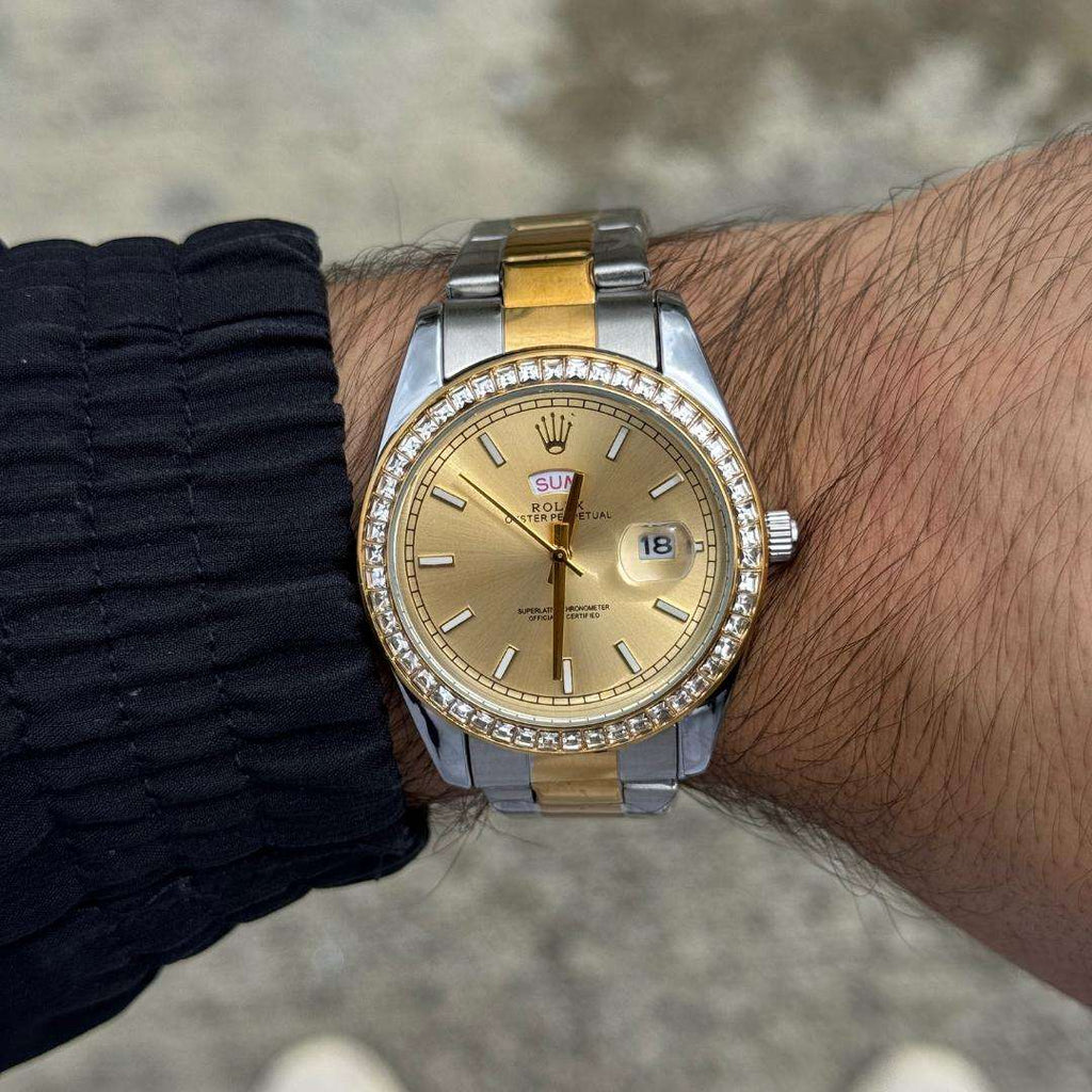 Rolex DayDate Circones - Tablero Dorado