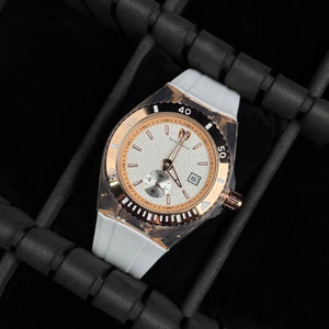Technomarine Monogram Blanco - Cara Blanco- Oro Rosa
