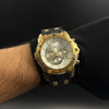 Invicta Shaq Goma Negro - Tablero Blanco - Dorado