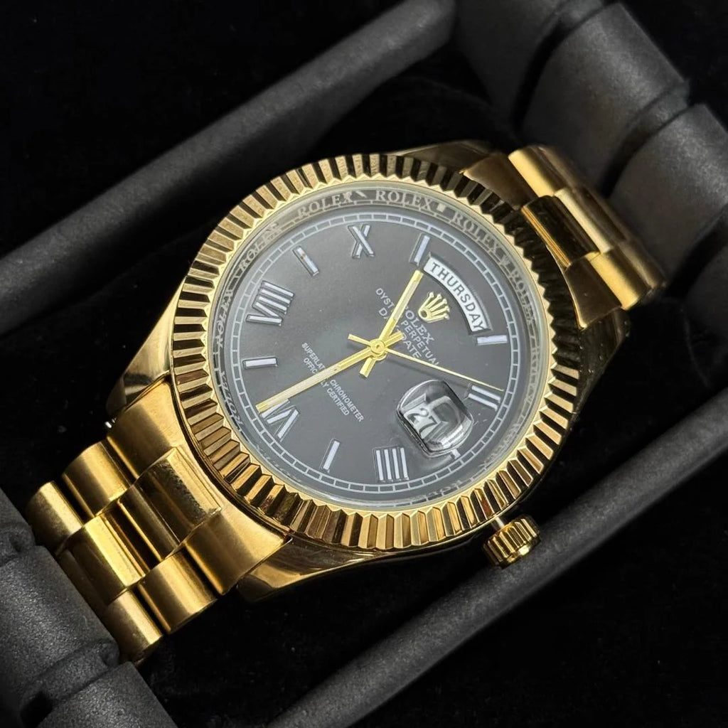 Rolex DayDate Oyster Dorado - Tablero Negro