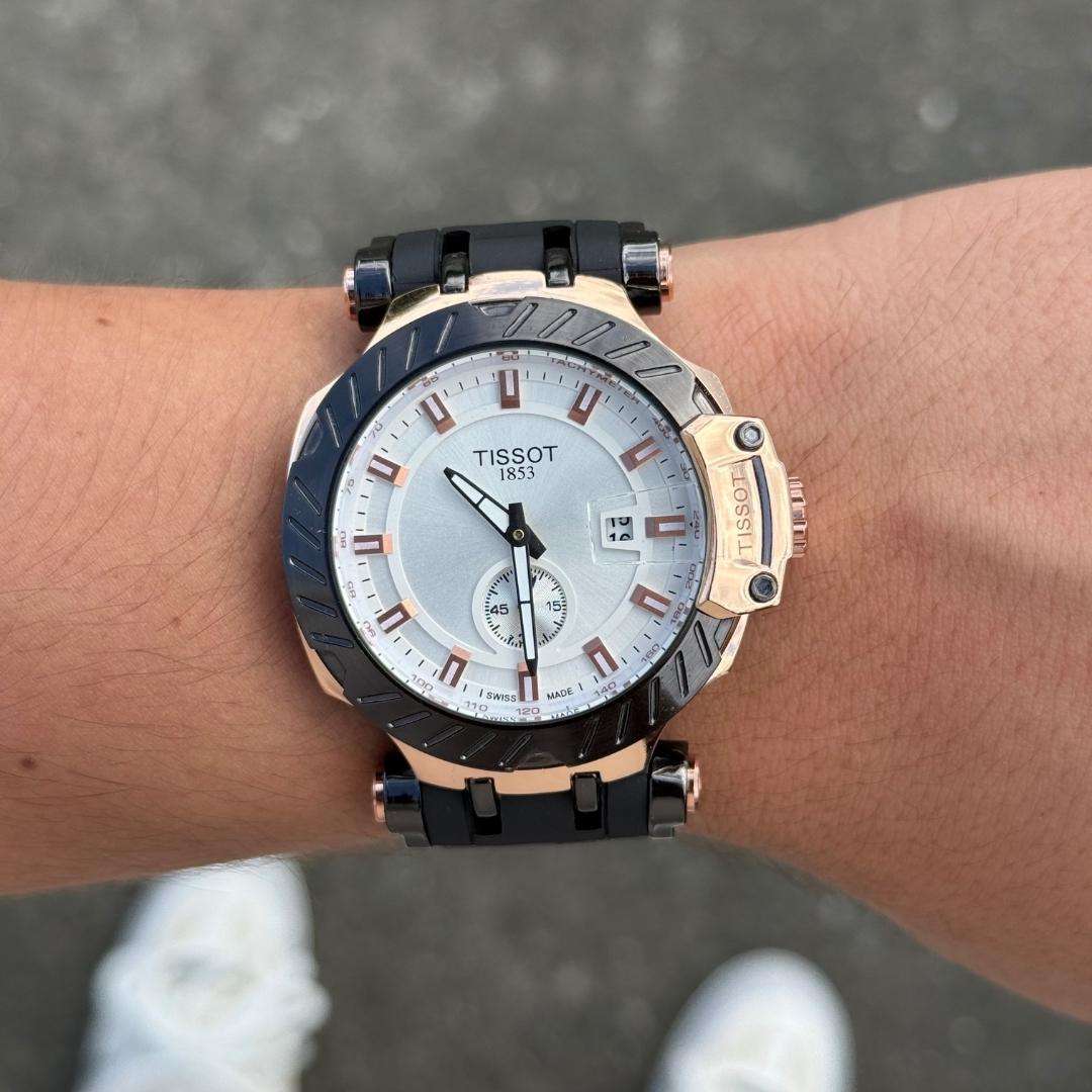Tissot T-Race Negro - Tablero Blanco