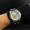 Invicta Shaq Goma Negro - Tablero Plateado