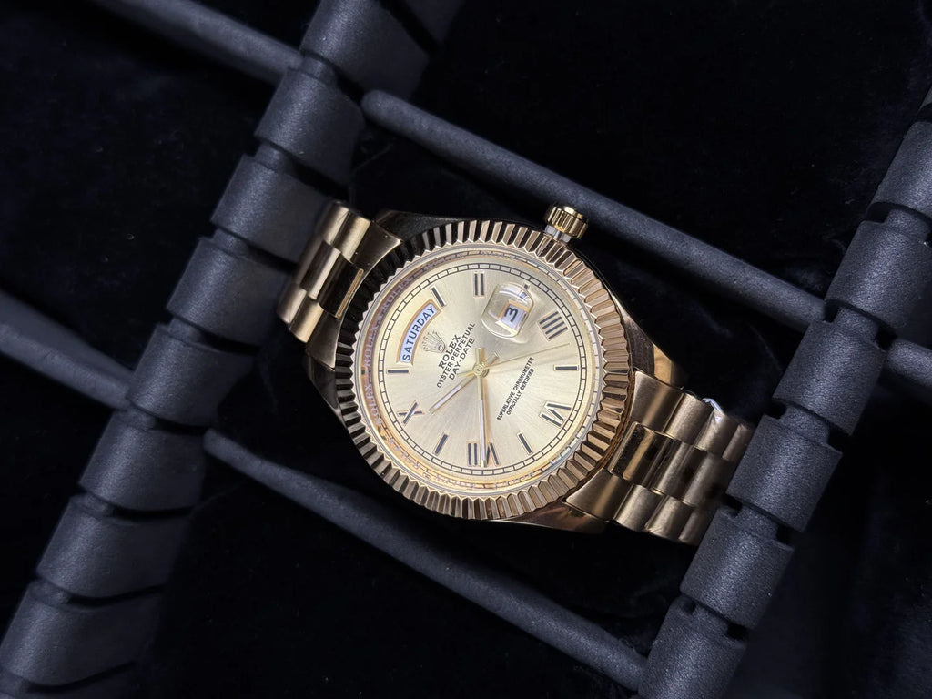 Rolex DayDate Oyster Dorado - Tablero Dorado